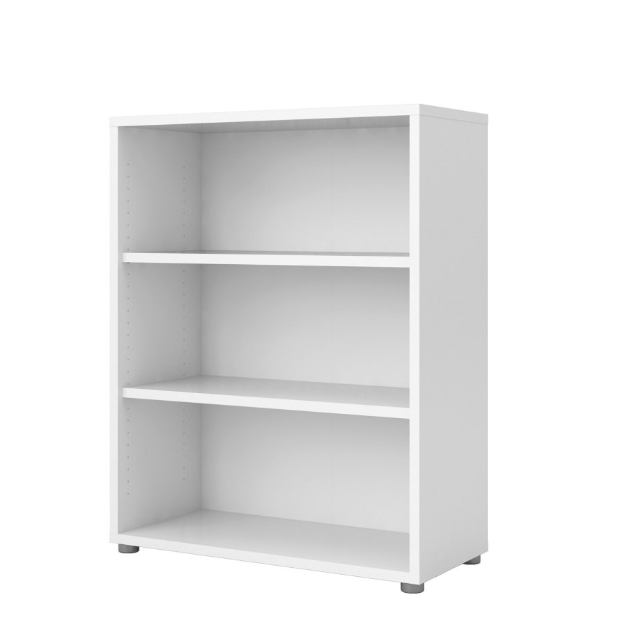 TVILUM Prima Bücherregal - weiß, mit 2 Regalen 