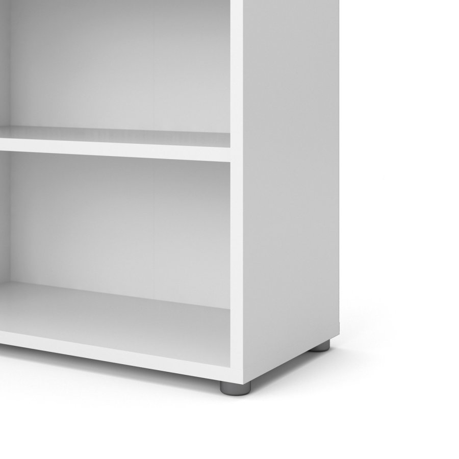 TVILUM Prima Bücherregal - weiß, mit 2 Regalen 