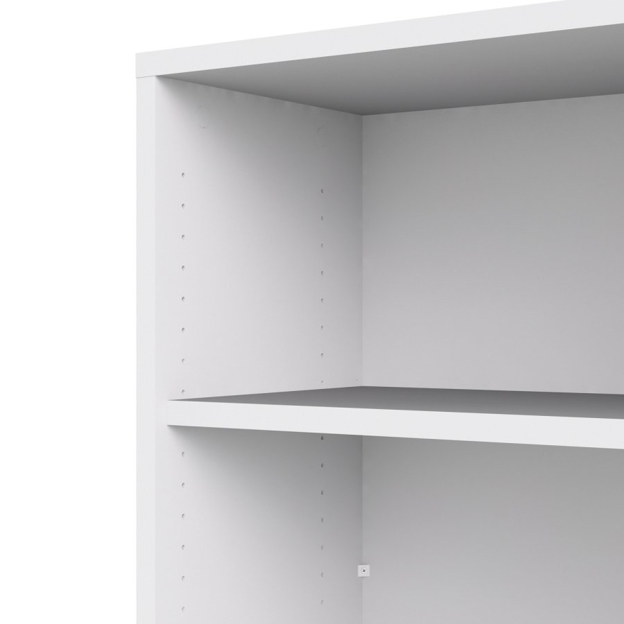 TVILUM Prima Bücherregal - weiß, mit 2 Regalen 