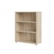 TVILUM Prima Bücherregal - Eichenstruktur, mit 2 Regalen 