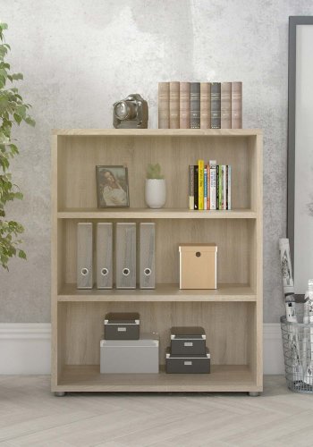 TVILUM Prima Bücherregal - Eichenstruktur, mit 2 Regalen 