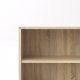 TVILUM Prima Bücherregal - Eichenstruktur, mit 2 Regalen 