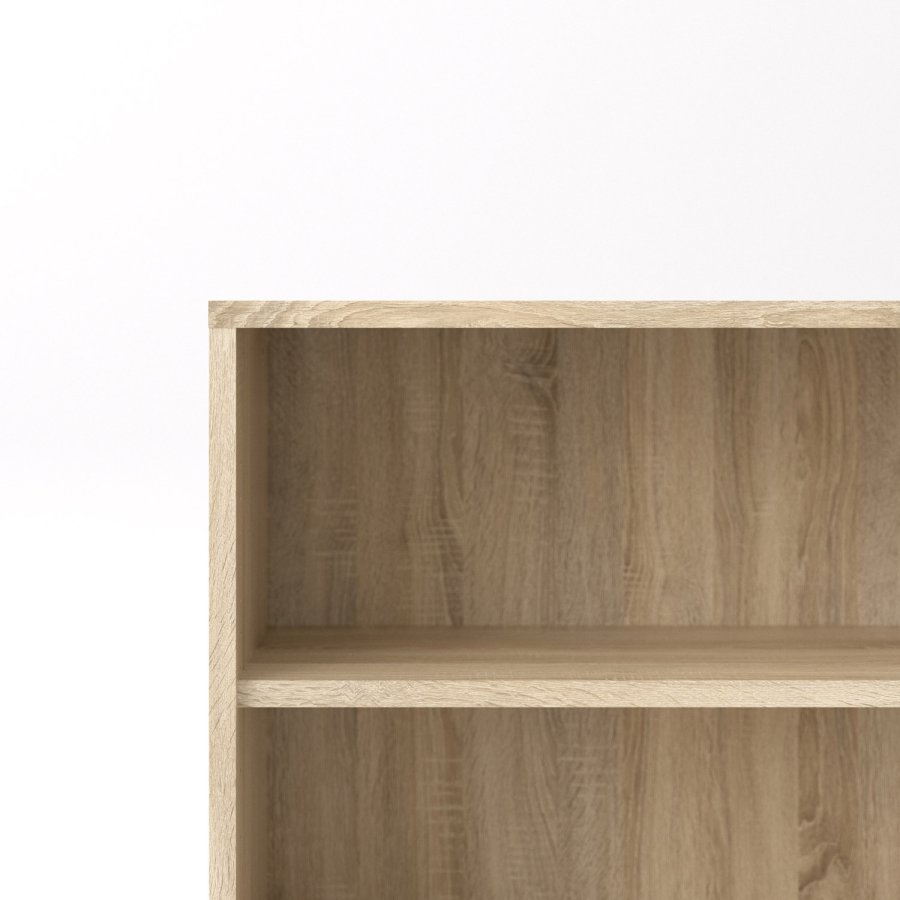 TVILUM Prima Bücherregal - Eichenstruktur, mit 2 Regalen 