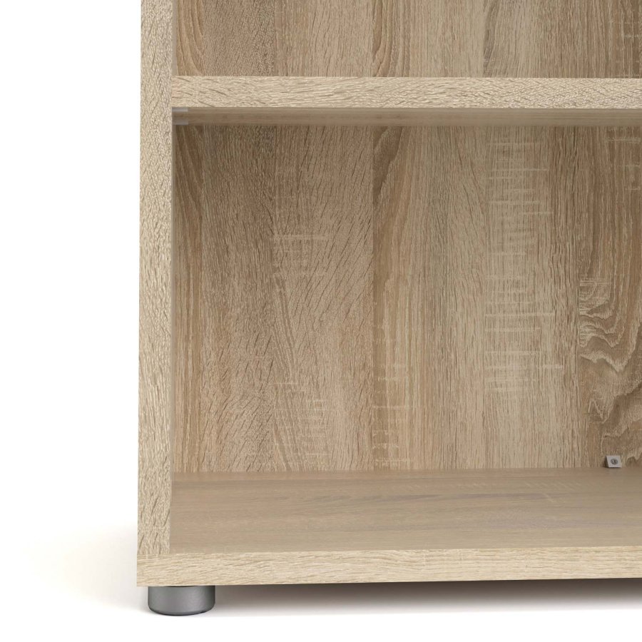 TVILUM Prima Bücherregal - Eichenstruktur, mit 2 Regalen 