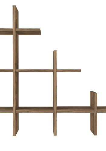 FUNZI LIVING Juke vegghylle - valnttmelamin