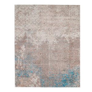 TEPPI WOOBTNY0249 mnstret teppe, rektangulrt - brun/flerfarget bomull/chenille (160x230)