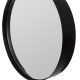 WHITE LABEL LIVING Raj Stort veggspeil, rundt - speilglass og sort stl (75)
