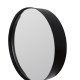 WHITE LABEL LIVING Raj Medium veggspeil, rundt - speilglass og sort stl (60)