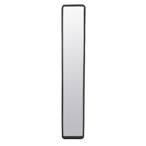 DUTCHBONE Blackbeam vgspejl, rektangulr - spejlglas og sort strygejern (120x20)