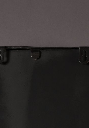 DUTCHBONE Blackbeam Wandspiegel, rechteckig – Spiegelglas und schwarzes Eisen (120x20)