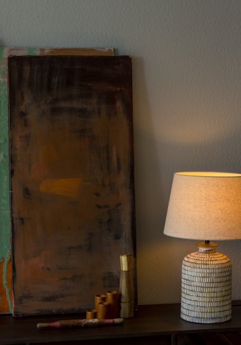 DUTCHBONE Blackbeam Wandspiegel, rechteckig – Spiegelglas und schwarzes Eisen (120x20)