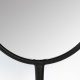 ZUIVER Tess gulvspeil, ovalt - speilglass og sort stl (165x38,5)