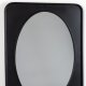 WHITE LABEL LIVING Pascal M veggspeil, m hylle - speilglass og sort jern (80x50)