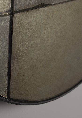 DUTCHBONE Mado veggspeil M, rundt - speilglass og grtt tre (60)