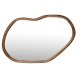 DUTCHBONE Ashley Wandspiegel, organisch – Spiegelglas und walnussfarbenes Mangoholz (100x73)
