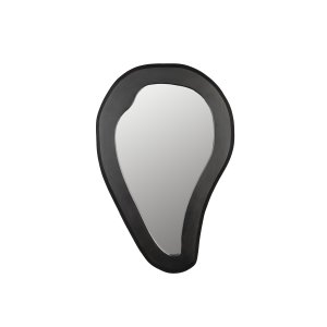 DUTCHBONE Aren vgspejl L, organisk - spejlglas og sort mangotr (92x61)