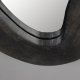 DUTCHBONE Aren Wandspiegel L, organisch – Spiegelglas und schwarzes Mangoholz (92x61)