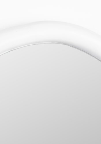 ZUIVER Looks M veggspeil, organisk - speilglass og off-white mangotre (73x55)