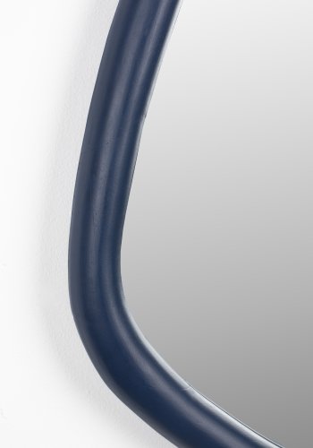 ZUIVER Looks M veggspeil, organisk - speilglass og marinebltt mangotre (70x55)