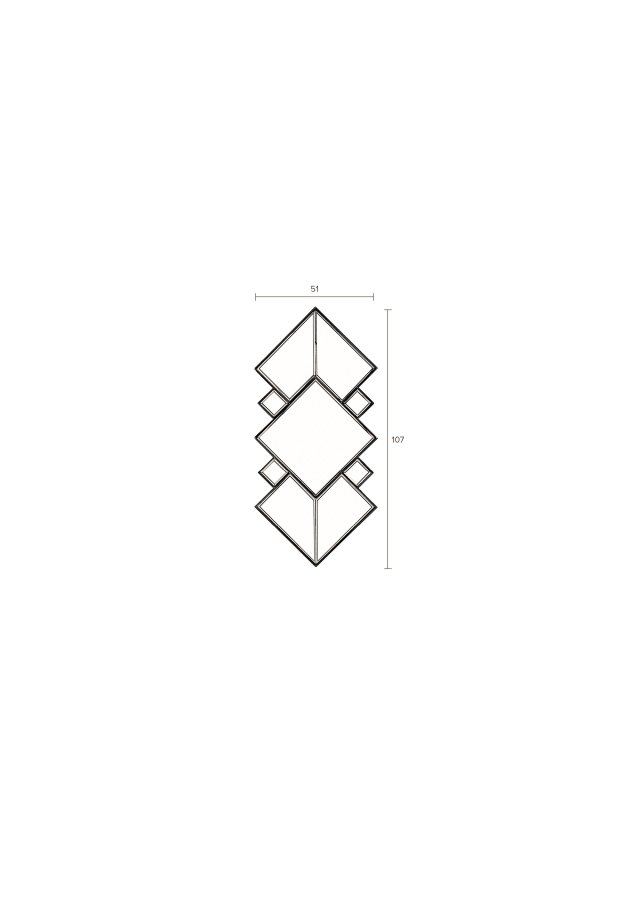 Dutchbone speil Miyu