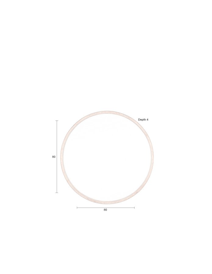 Dutchbone speil Caroun L