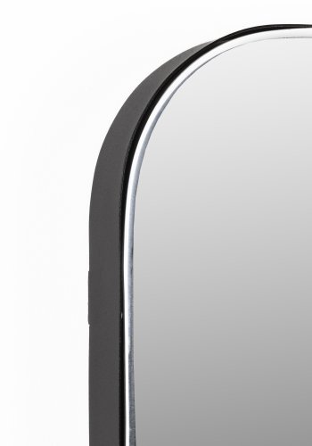 ZUIVER Glamour veggspeil, rektangulrt - speilglass og mrkebrunt metall (45x70)