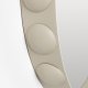 ZUIVER Bubbles veggspeil, rundt - speilglass og beige jern (50)