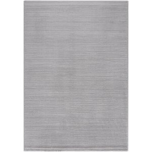 TEPPI Lima teppe med mnster, rektangulrt - gr polyester (200x290)