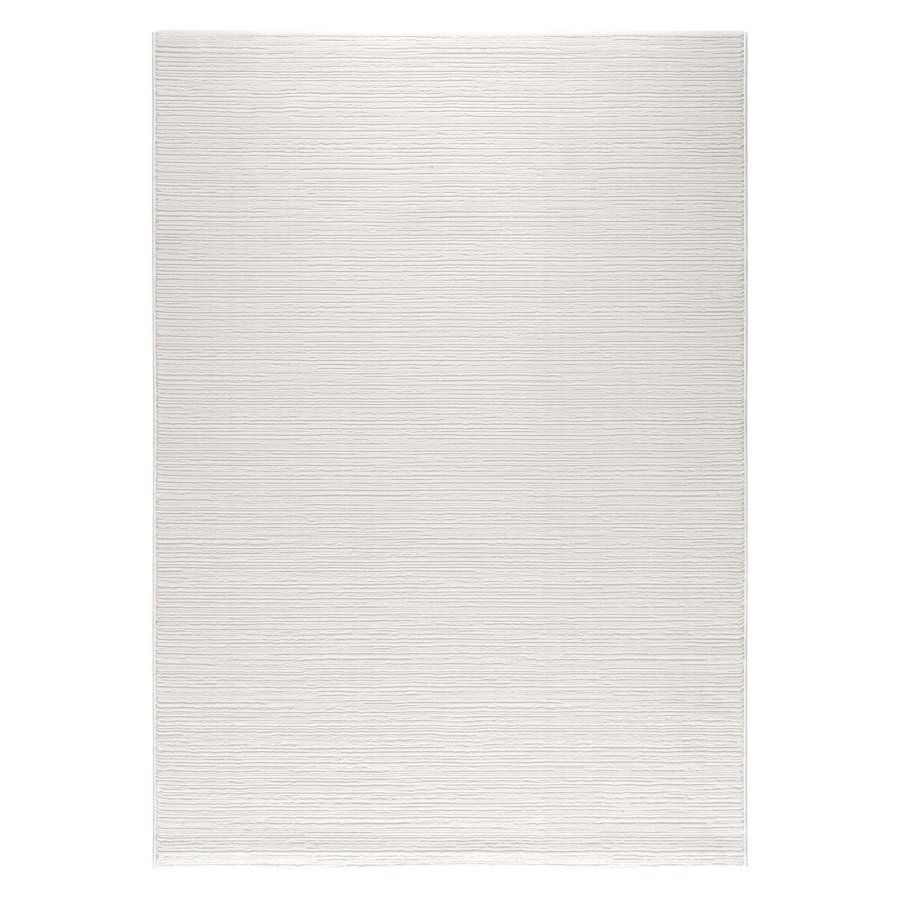 TEPPI Lima gulvtppe m. mnster, rektangulr - creme polyester (160x230)