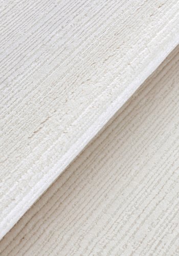 TEPPI Lima gulvtppe m. mnster, rektangulr - creme polyester (160x230)