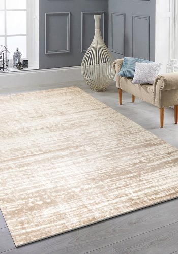 TEPPI Moda gulvtppe m. mnster, rektangulr - multifarvet polypropylen (120x170)