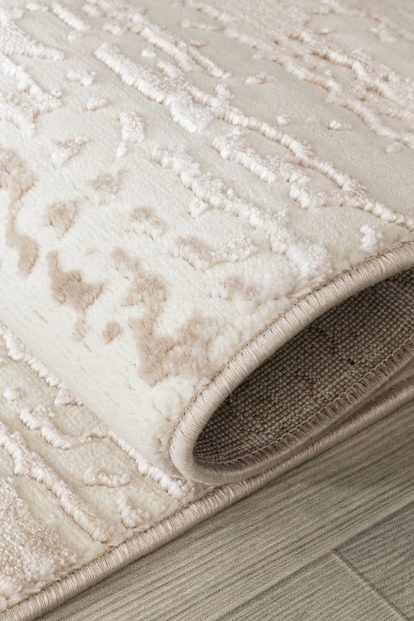 TEPPI Moda gulvtppe m. mnster, rektangulr - multifarvet polypropylen (120x170)