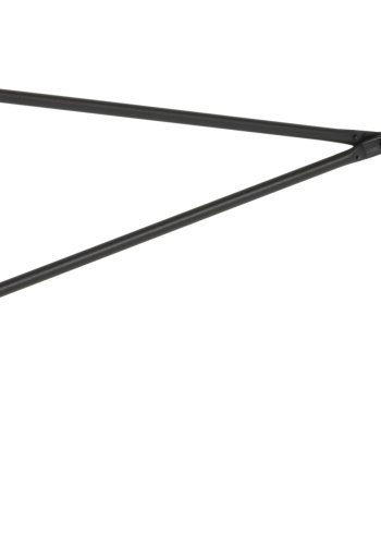 ACT NORDIC Seaford skrivebord - natur/sort papir vildeg/metal, m. 1 skuffe (110x45)