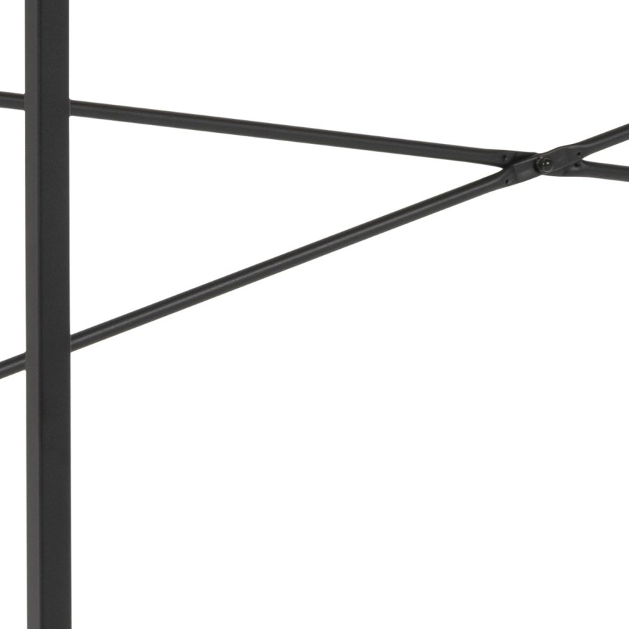 ACT NORDIC Seaford skrivebord - natur/sort papir vildeg/metal, m. 1 skuffe (110x45)