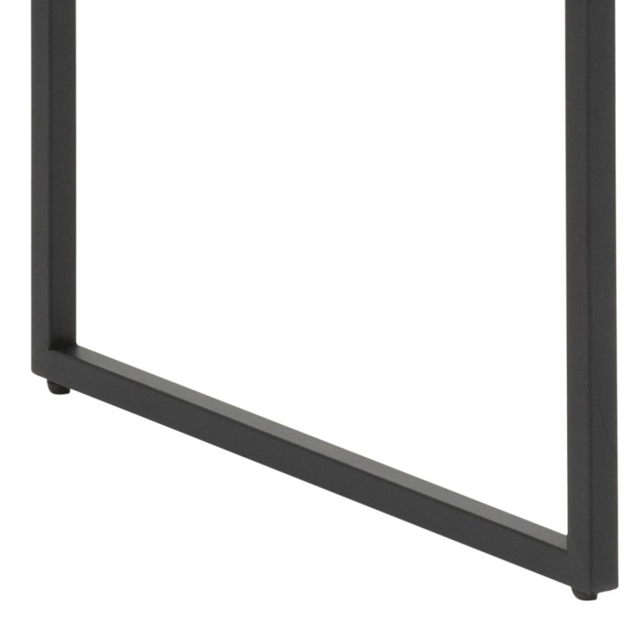 ACT NORDIC Seaford skrivebord - natur/sort papir vildeg/metal, m. 1 skuffe (110x45)