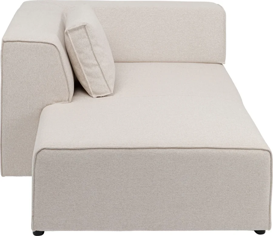 KARE DESIGN Infinity Ottomane Elements Cream Left modul - creme polyester og polypropylen