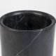 ZUIVER Fajen vase, rund - svart marmor