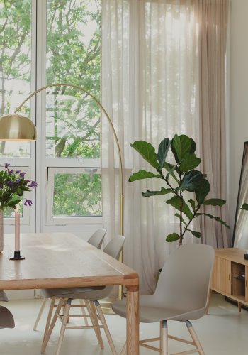 ZUIVER Fajen vase, rund - rosa terrazzo