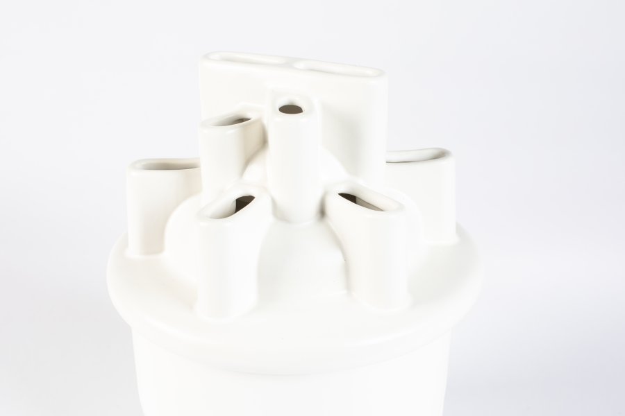 ZUIVER Servantvase S - hvit keramikk