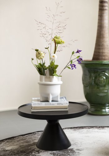 ZUIVER Servantvase S - hvit keramikk