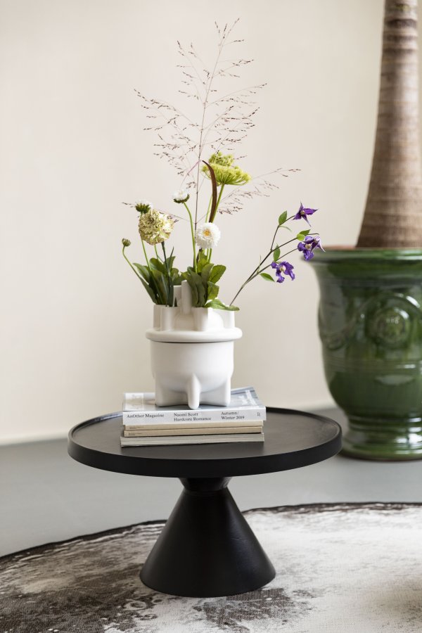 ZUIVER Servantvase S - hvit keramikk