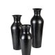 WHITE LABEL LIVING Dunja M vase, rund - antikk svart stl (H:49)