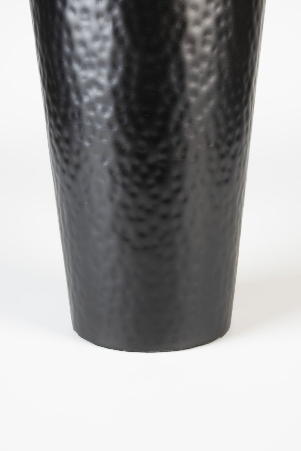 WHITE LABEL LIVING Dunja M vase, rund - antikk svart stl (H:49)