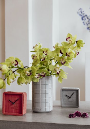 ZUIVER Fajen vase, rund - gr betong