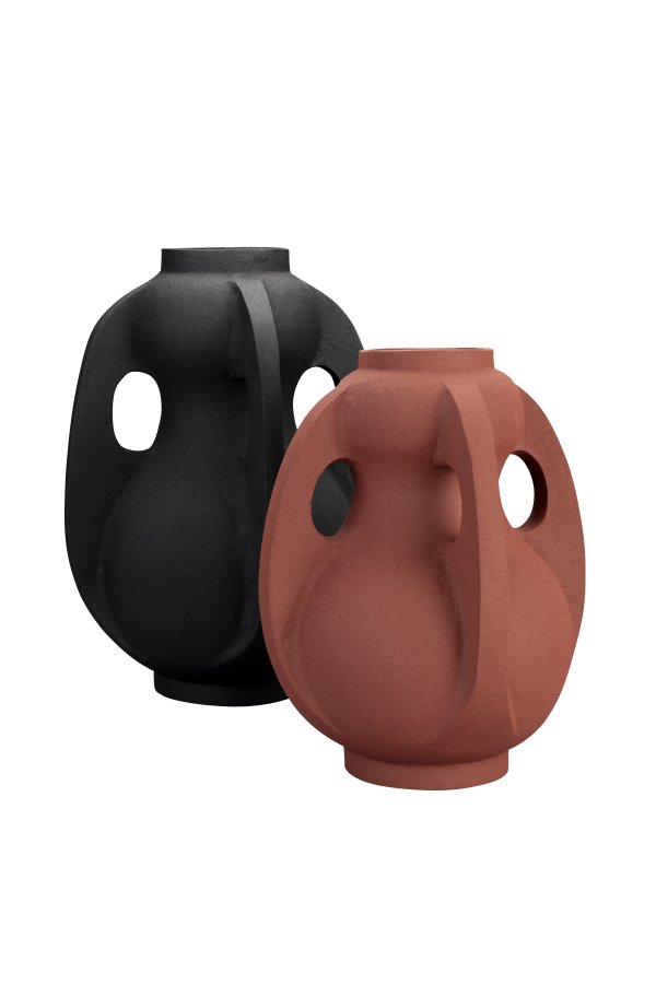 DUTCHBONE Vase Thiago L Svart