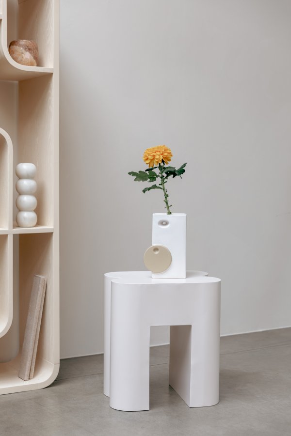 ZUIVER Bloomer vase - beige keramikk