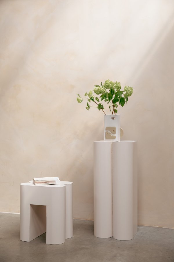 ZUIVER Bloomer vase - beige keramikk