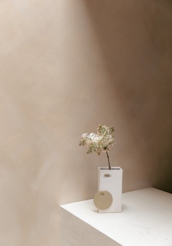 ZUIVER Bloomer vase - beige keramikk