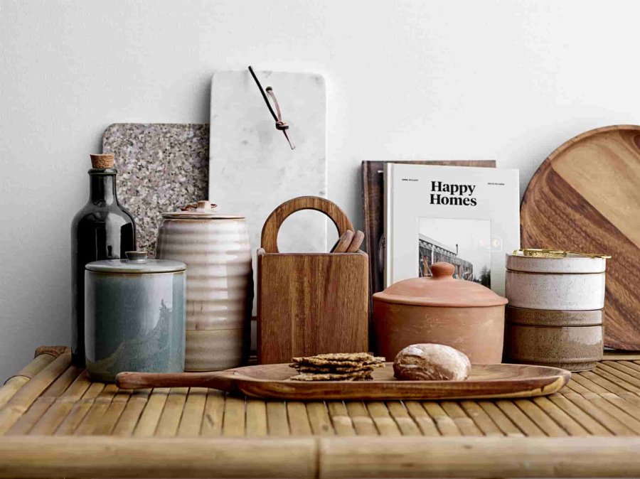 BLOOMINGVILLE Sole salongbord - naturlig bambustre, rektangulrt 