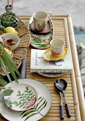 BLOOMINGVILLE Sole salongbord - naturlig bambustre, rektangulrt 